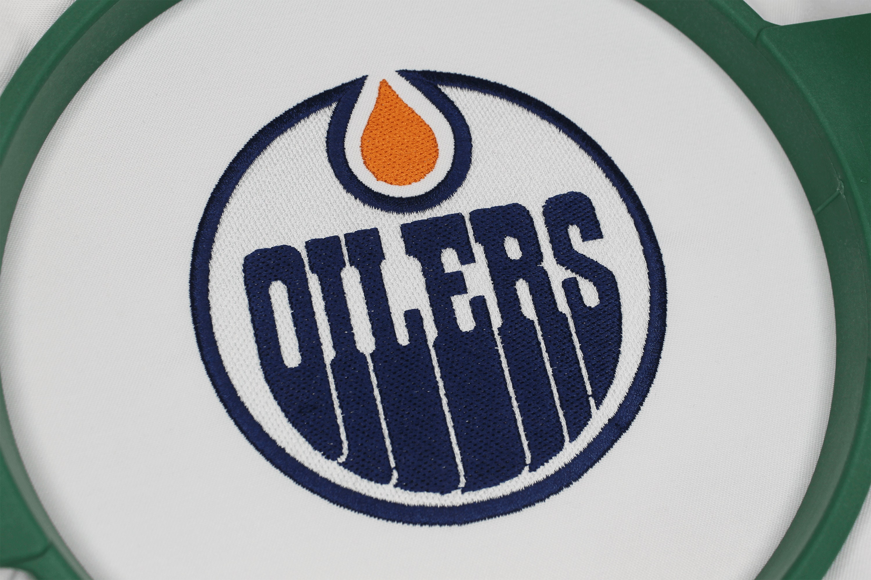 Edmonton Oilers NHL team Embroidery design. Hockey machine Etsy