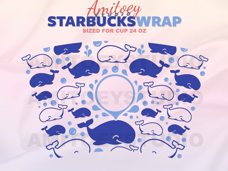 Png Files For Cricut Digital Download Whale Starbucks Svg Ocean Wrap Whale Fish Dolphin Under The Sea Starbucks Wrap Cold Cup 24 Oz Svg Clip Art Art Collectibles Kromasol Com