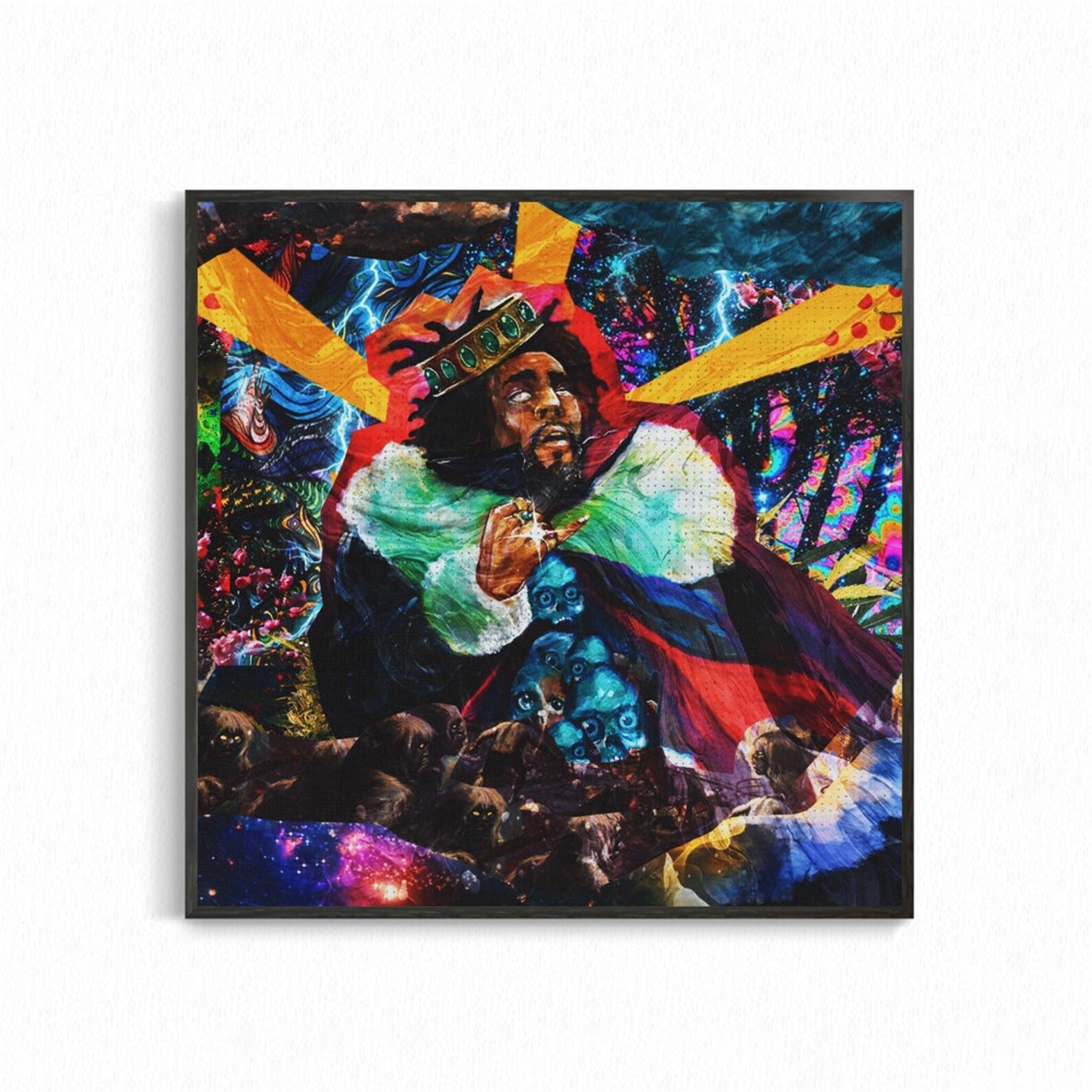 Kod Poster Album Cover Art Print on Canvas No Frame Etsy