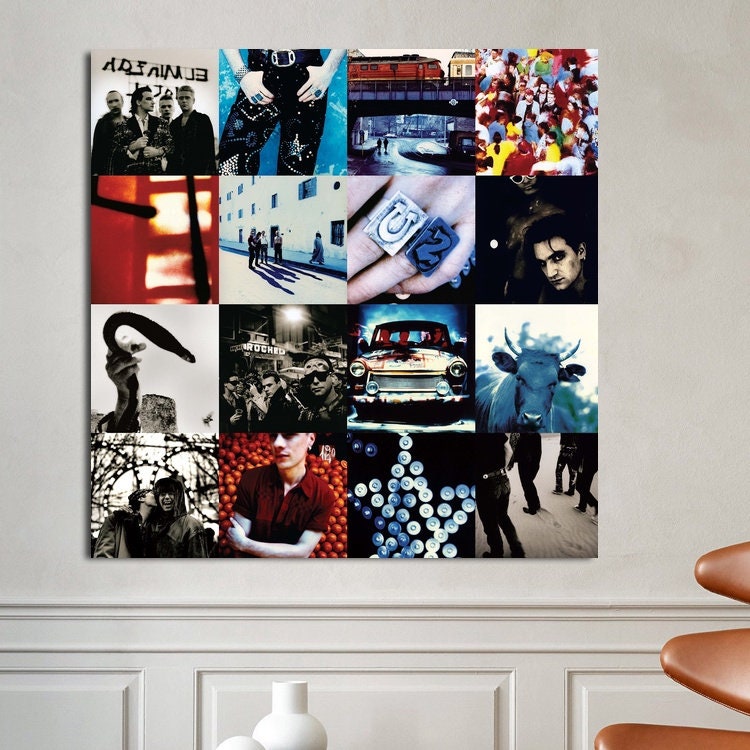 Achtung Baby Poster Album Cover Art Print on Canvas No Frame | Etsy Canada