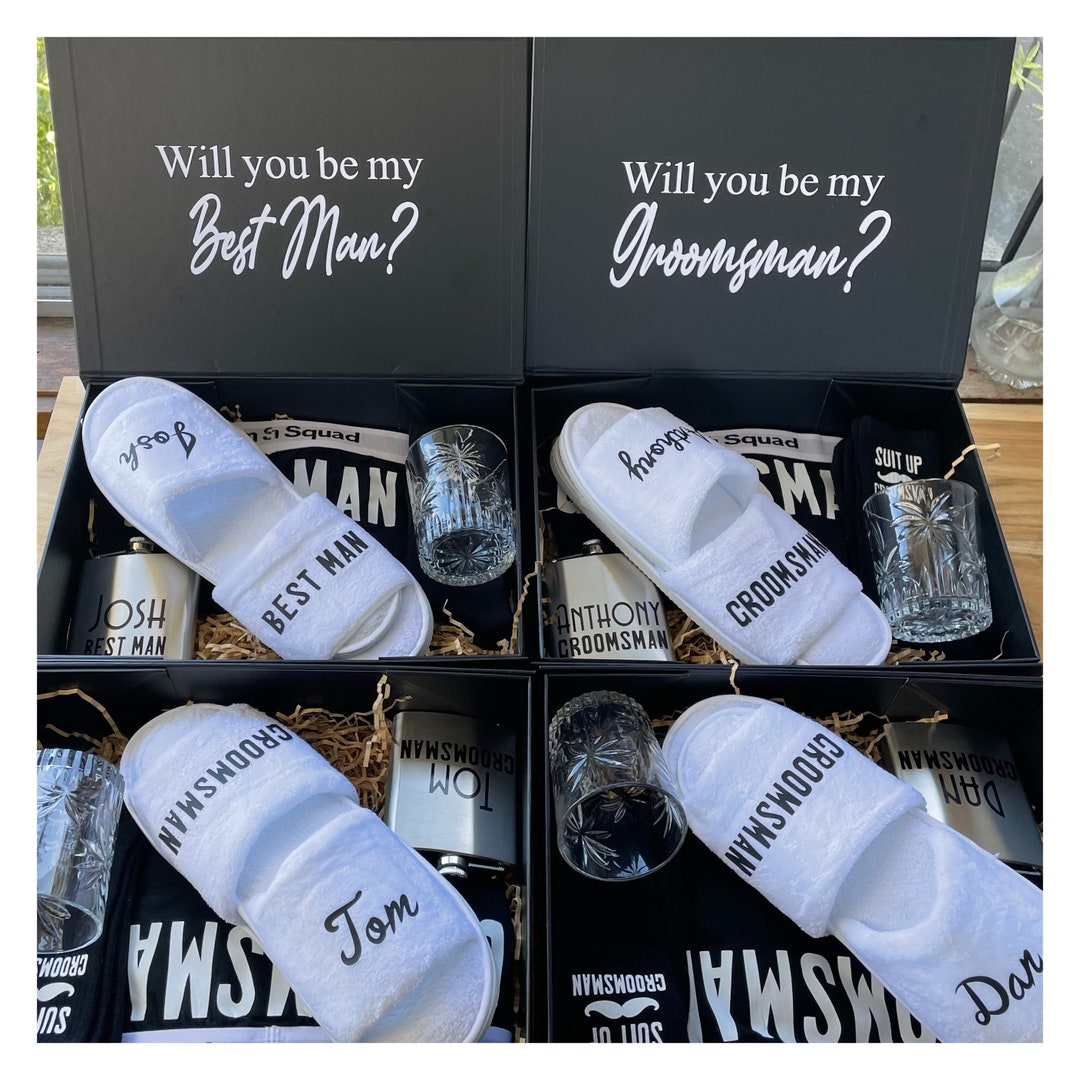 Best Man Gift Boxes / Groomsmen Gift Box / Groomsmen Proposal Gift
