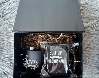 GROOM SQUAD :  Best Man Gift Boxes / Groomsmen Gift Box / Groomsmen Proposal Gift Boxes / Personalised Gift Boxes/ Bridesman Gift