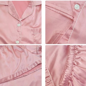 PERSONALISED BRIDESMAID Pyjamas/ Bridal Squad Pjs/ Wedding Pyjamas/ Pyjamas/ Satin Pyjamas/ Wedding PJS