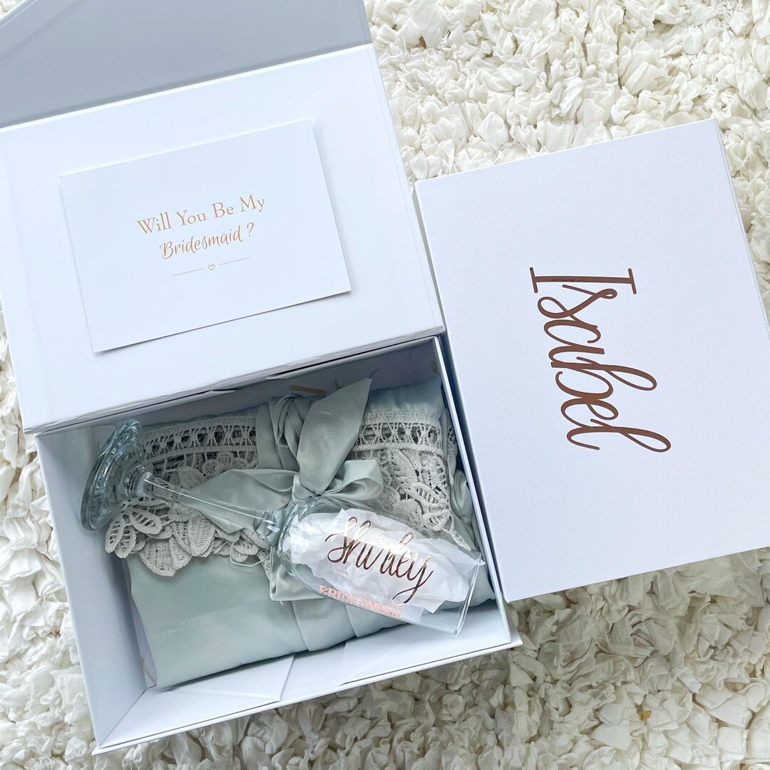BUDGET Bridesmaid Proposal Gift Boxes Includes ALL ESSENTIAL Gift Items ...