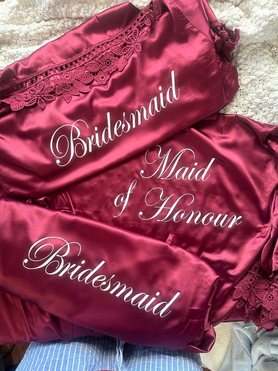 Bride squad gowns cheap