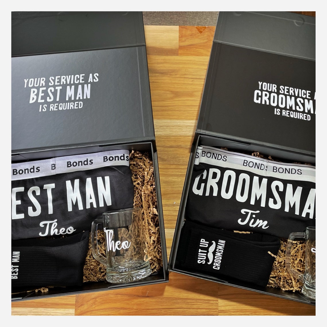 Best Man Gift Boxes / Groomsmen Gift Box / Groomsmen Proposal Etsy