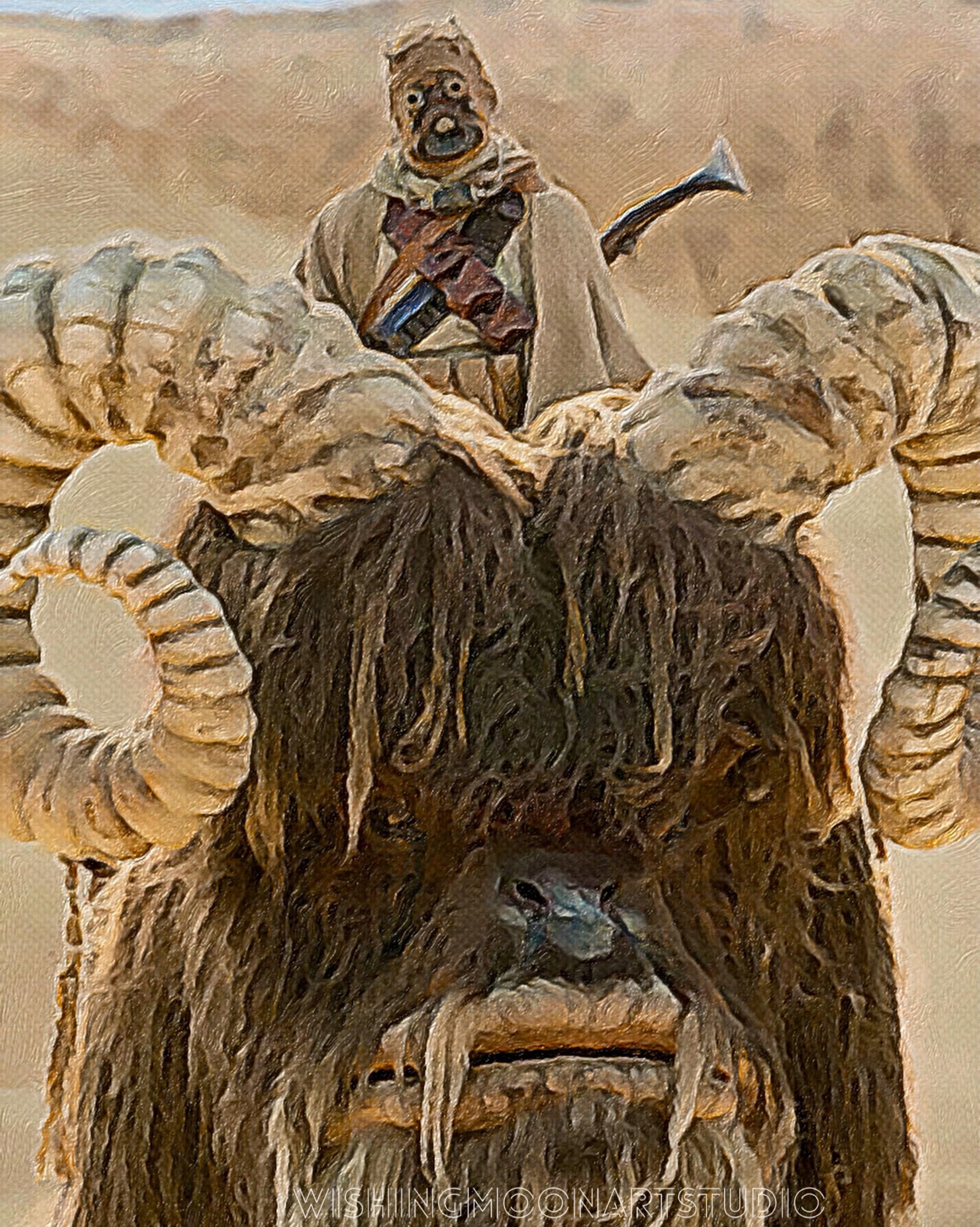 mando on bantha