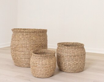 Eco friendly basket for fruit-Home dining room decor-Wicker basket-Basket for table-Round mini basket-Mom gift-House warming gift-Fruit bowl