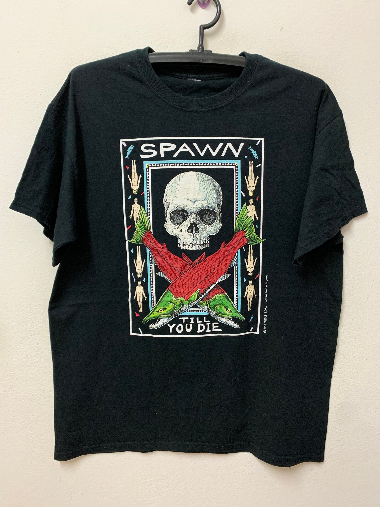 Vintage Spawn Ray Troll 2002 /Pop Art /T-shirt/L 21.5 | Etsy
