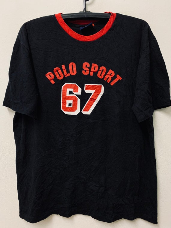 Vintage90s Polo Sport Logo/Sport Street /T-shirt/L
