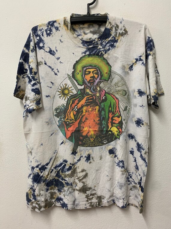 Vintage80s Jimi Hendrix /Tie Dye /Greatest Guitari