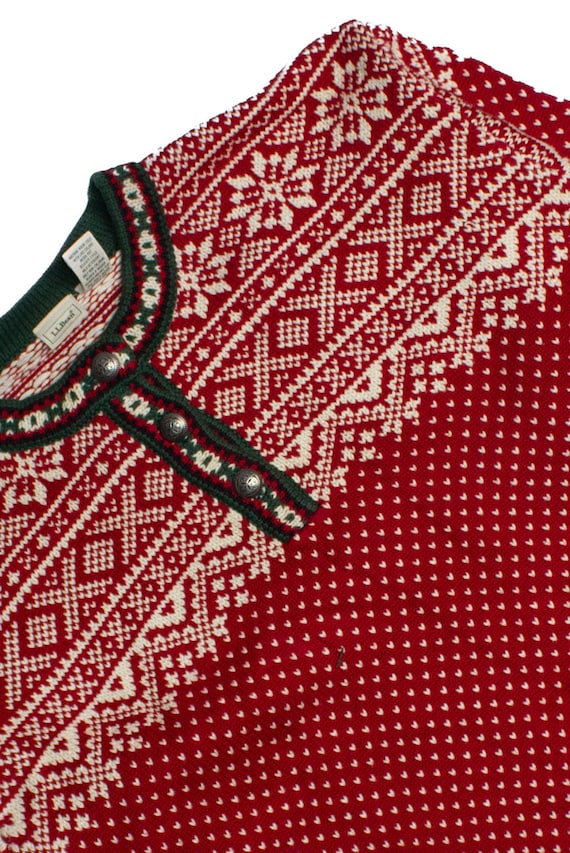 Vintage L.L. Bean Fair Isle Sweater (1990s)