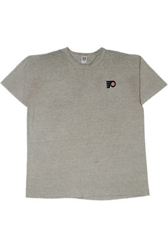 Vintage Philadelphia Flyers Embroidered Logo T-Shi