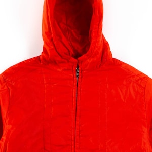 Red Vintage Insulated Windbreaker