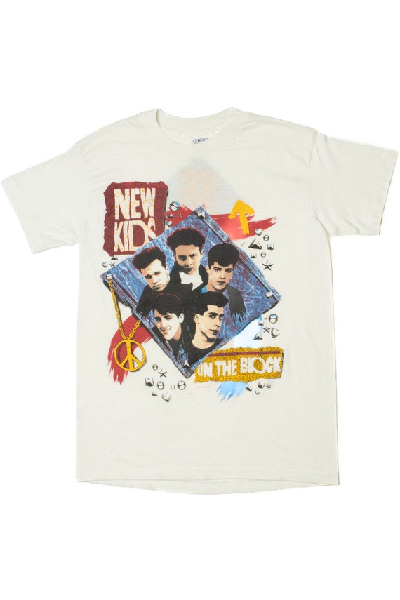 Vintage 1990's New Kids On The Block Single Stitc… - image 1