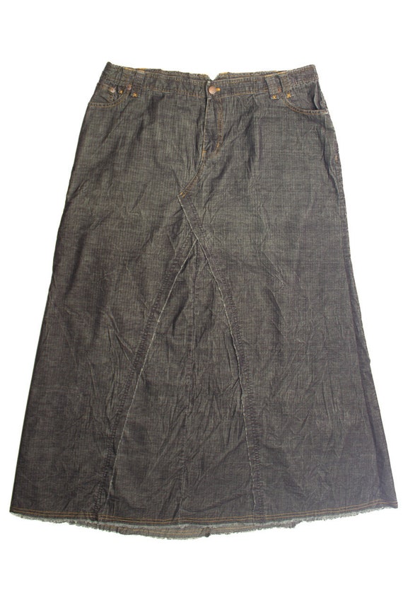The Cecilia Midi Skirt in Vintage Wash
