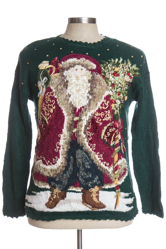 Green Ugly Christmas Pullover 36649 - image 1