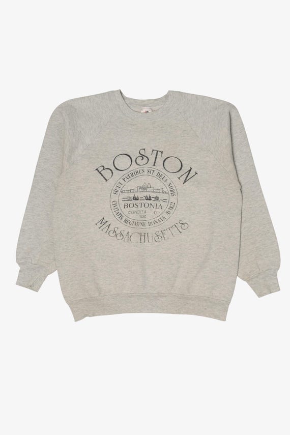 Vintage Boston Massachusetts Raglan Sweatshirt (1990s)