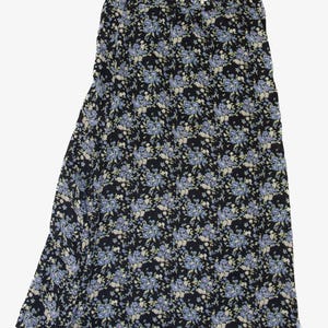 Vintage Floral Maxi Skirt (1990s)