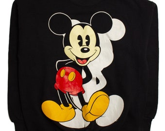 Vintage Mickey Mouse Shadow Sweatshirt (1990s) - Etsy