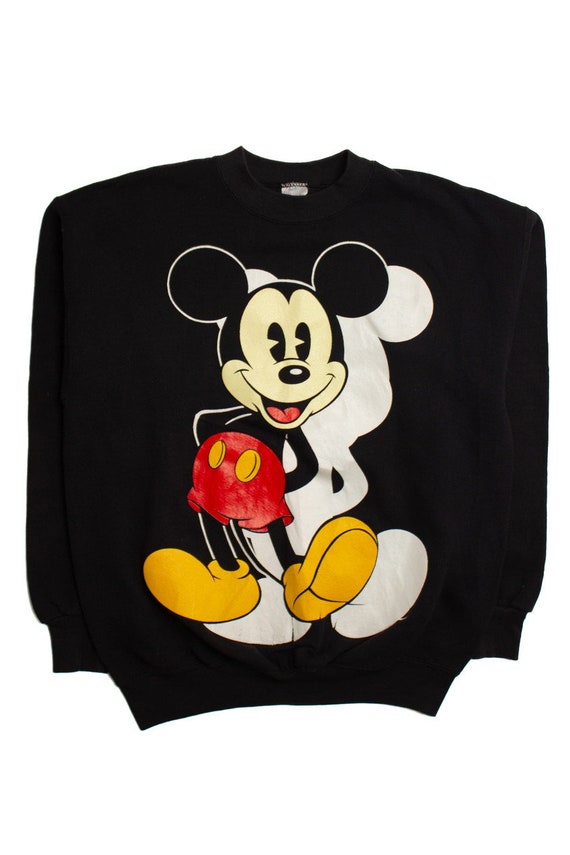 Vintage Mickey Mouse Shadow Sweatshirt (1990s) - image 2