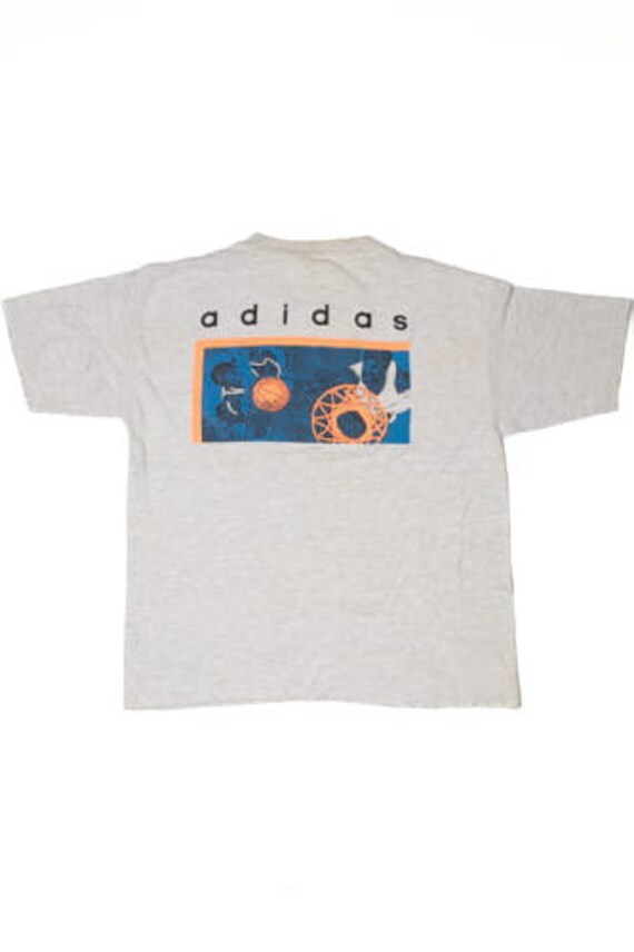 Vintage Adidas Basketball Single Stitch T-Shirt - image 2