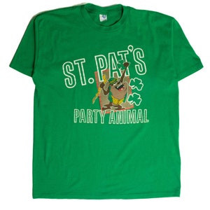 Maglietta vintage bootleg di Taz St. Pat (anni &#39;80)
