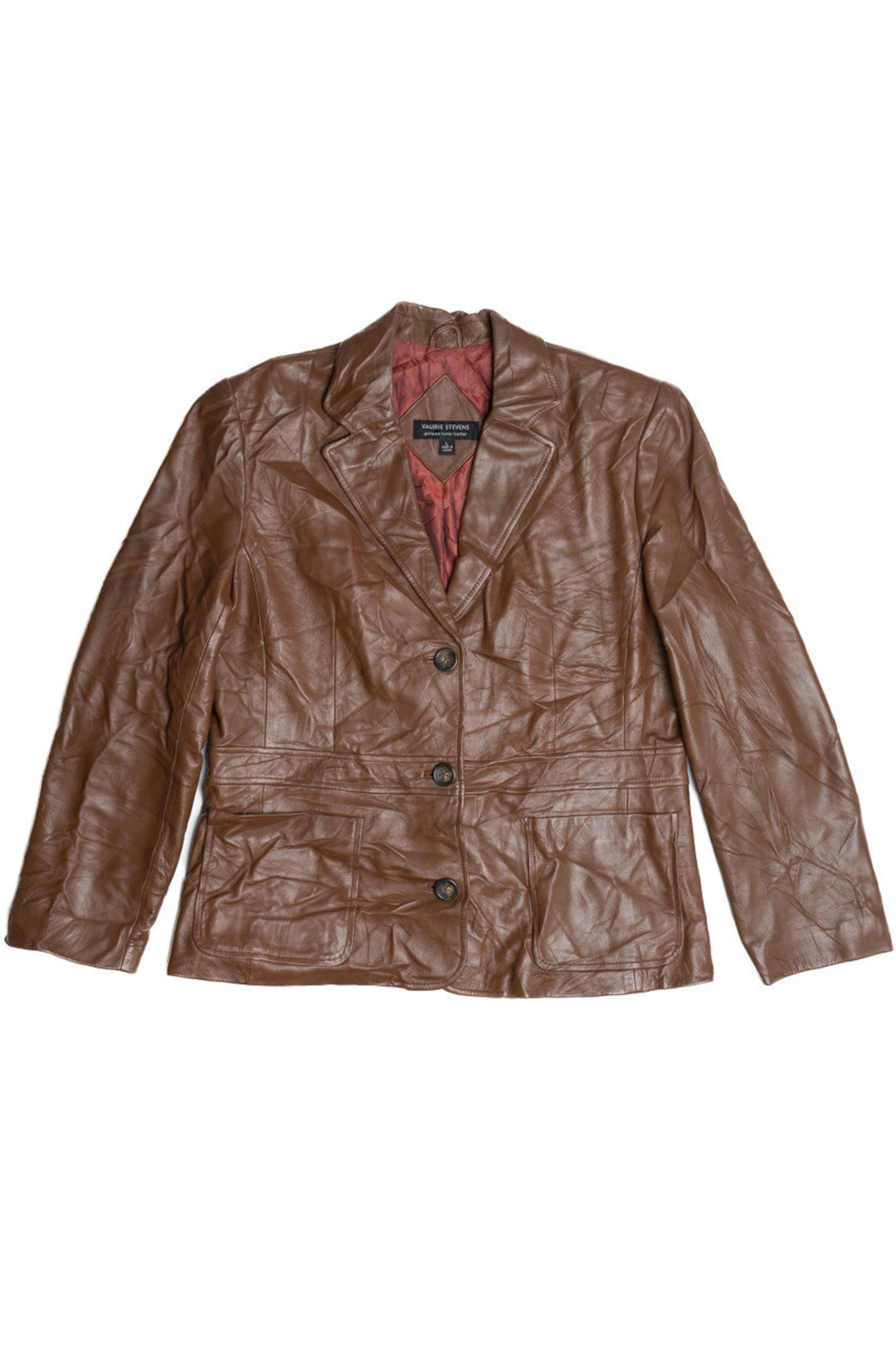 Vintage Valerie Stevens Genuine Lamb Leather Jacket - Etsy