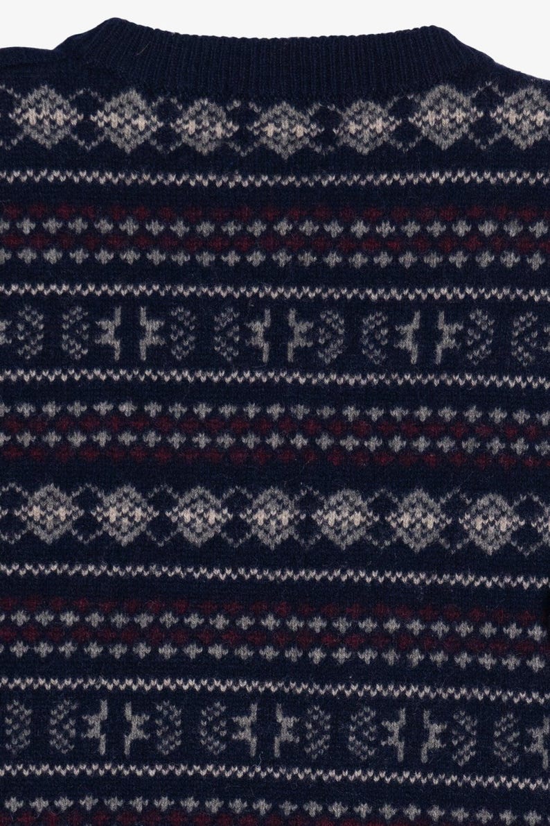 Vintage Pendleton Wool Fair Isle Sweater (1990s)