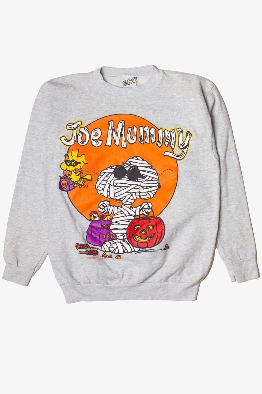Vintage 90s Peanuts Halloween Pumpkin Sweatshirt/snoopy/size