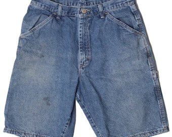 Medium Wash Denim Wrangler Carpenter Shorts