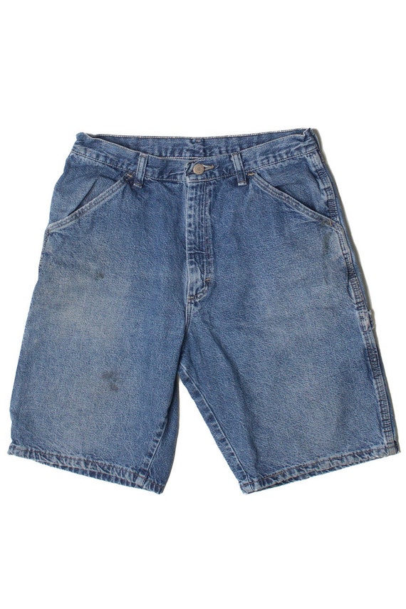 Medium Wash Denim Wrangler Carpenter Shorts