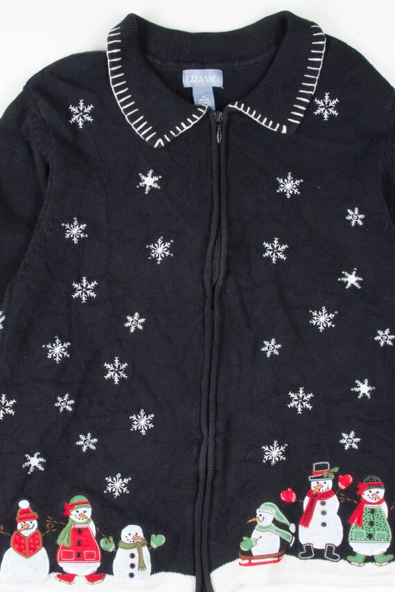 Black Ugly Christmas Cardigan 54097