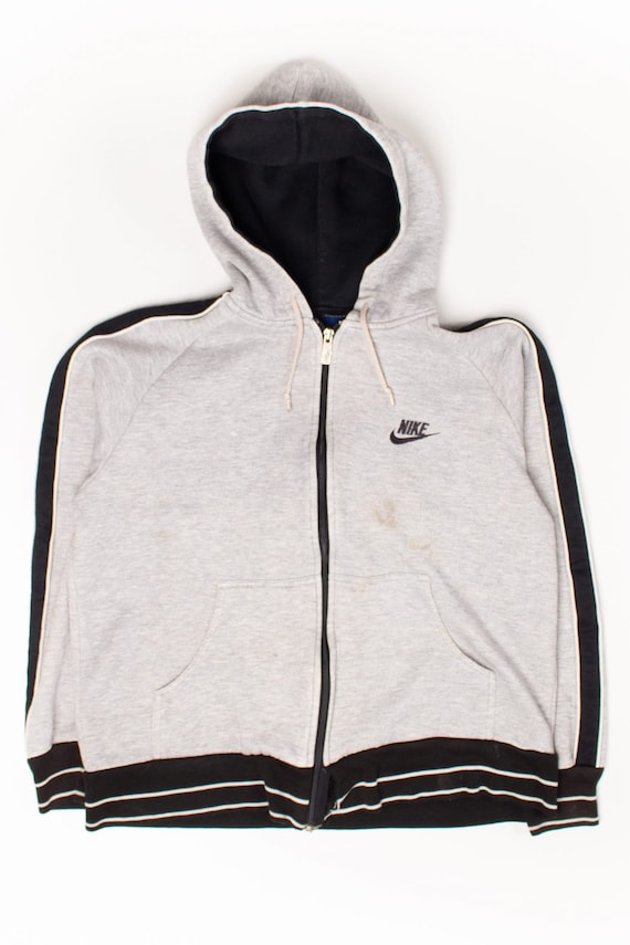 Vintage Damaged Nike Zip Hoodie (1990s)