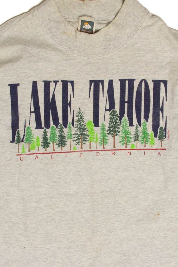 Lake Tahoe Mock Neck T-Shirt