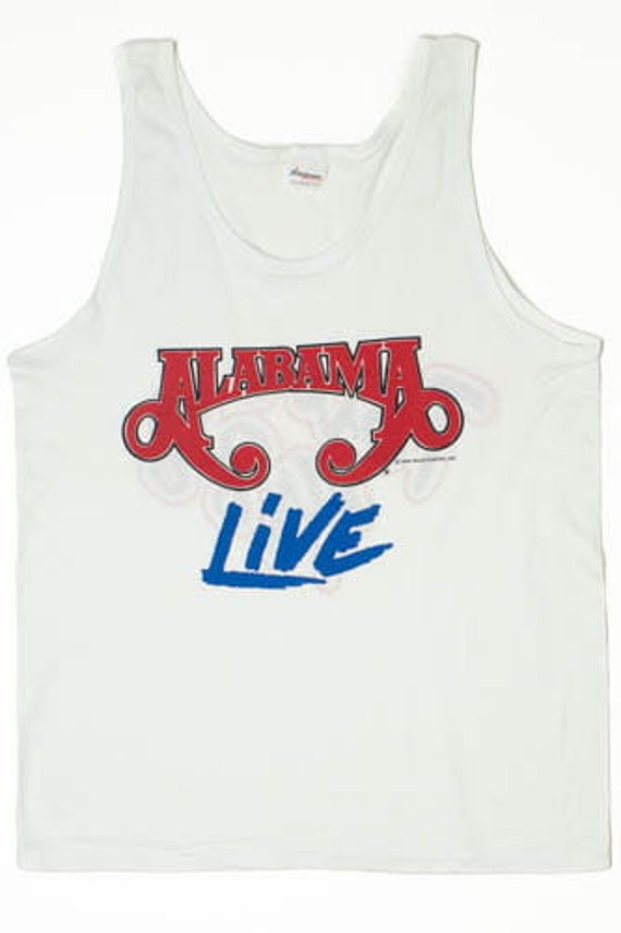 Vintage Deadstock Alabama Live Tour 1988 T-Shirt 8