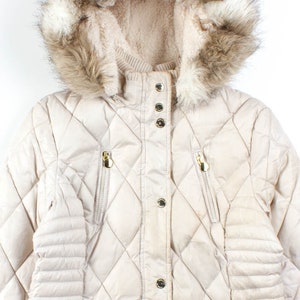 Eggshell Puffer Parka