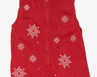 Vintage Snowflakes Ugly Christmas Sweater (1990s)
