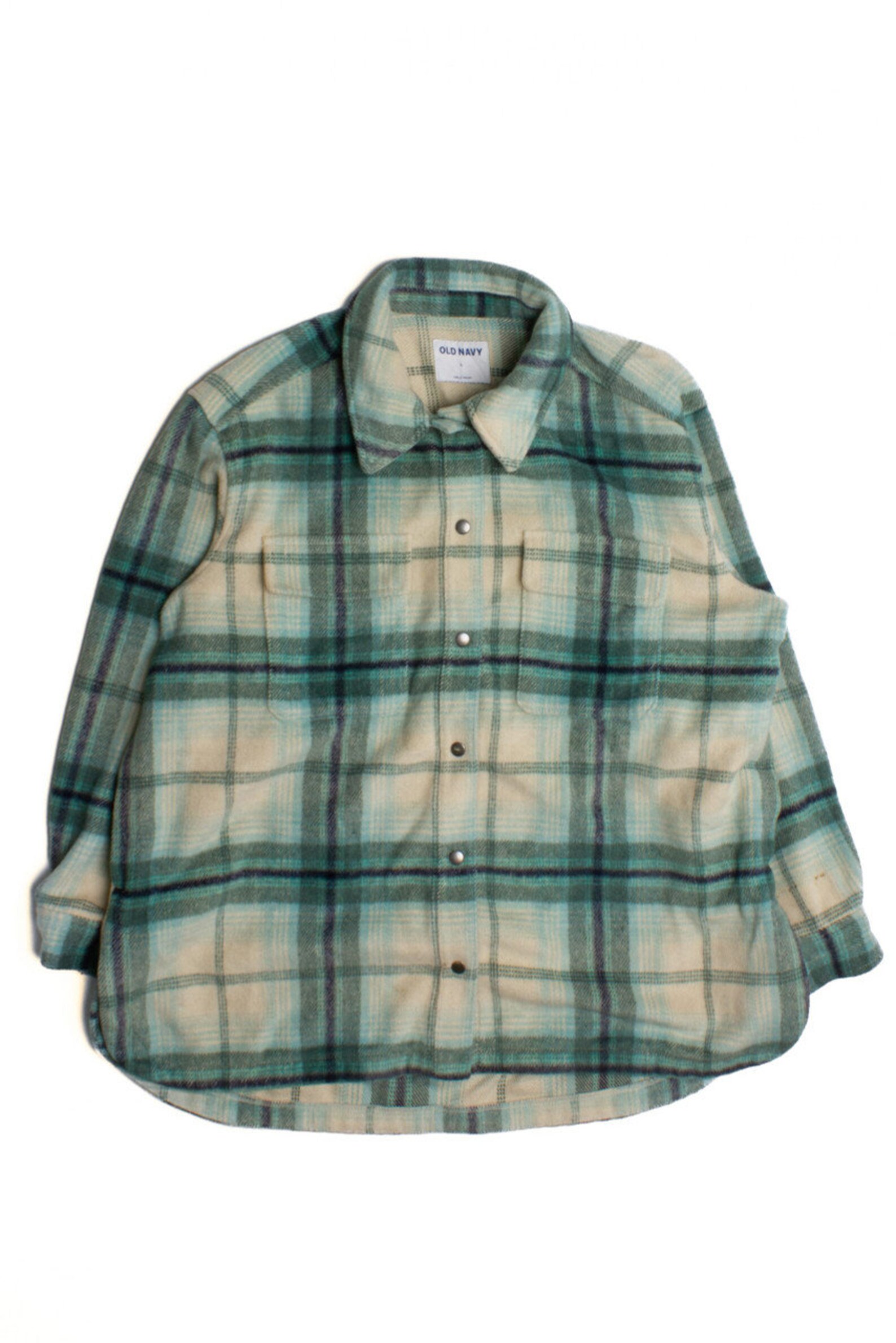 Vintage Old Navy Flannel Jacket 2000s Etsy Canada