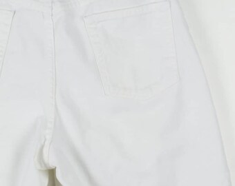 Women's Vintage White Chic Denim Shorts 301 (sz. 12)