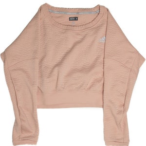 Recycled Pink Adidas Running Sweatshirt