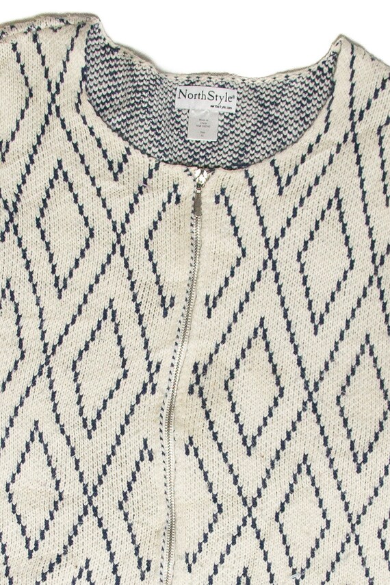 Vintage North Style Zip Up Cardigan - image 2