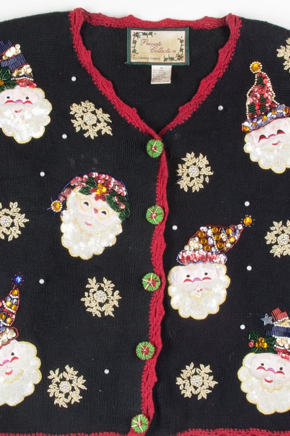 Black Ugly Christmas Cardigan 52087