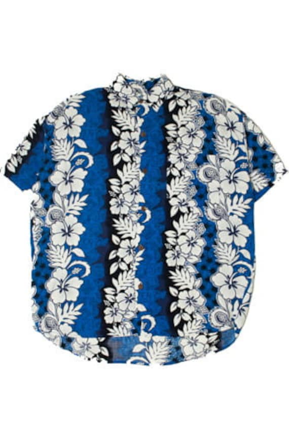 Vertical Flower Lei Djerba Hawaiian Shirt