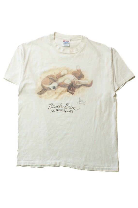 Vintage Beach Bum Puppytan T-Shirt (1990s) - image 1