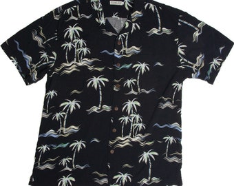Vintage Palm Wave Hawaiian Shirt