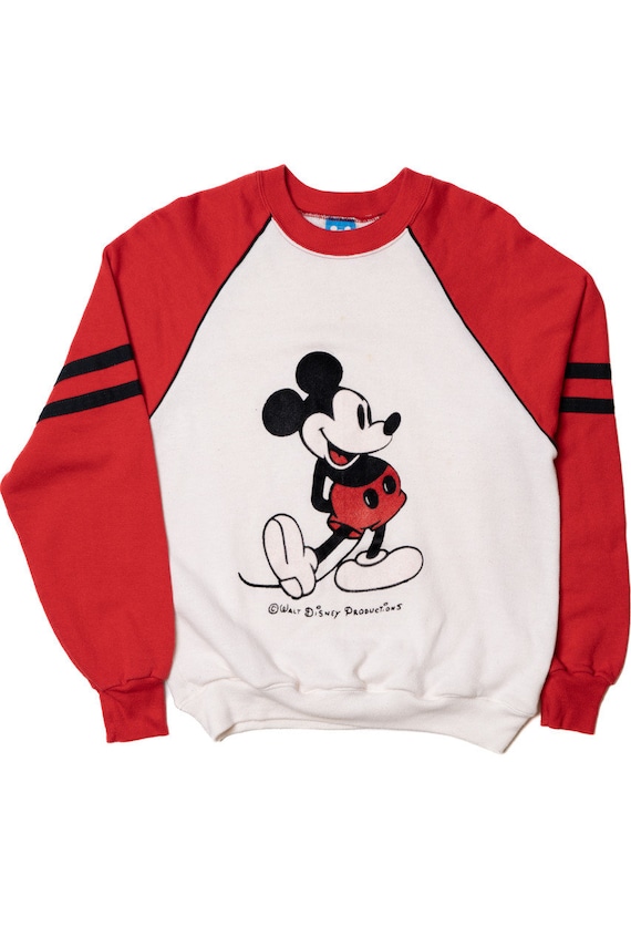 Vintage Mickey Mouse Velvet Print "Walt Disney Pro