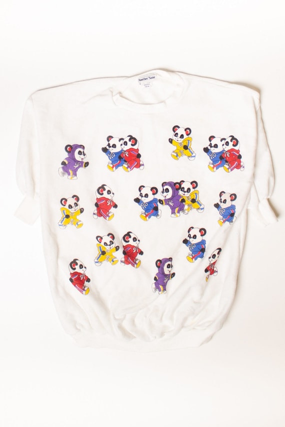 Vintage Panda Party Sweatshirt (1980s) - image 1