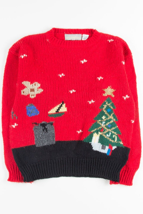 Red Ugly Christmas Pullover 50969 - image 2