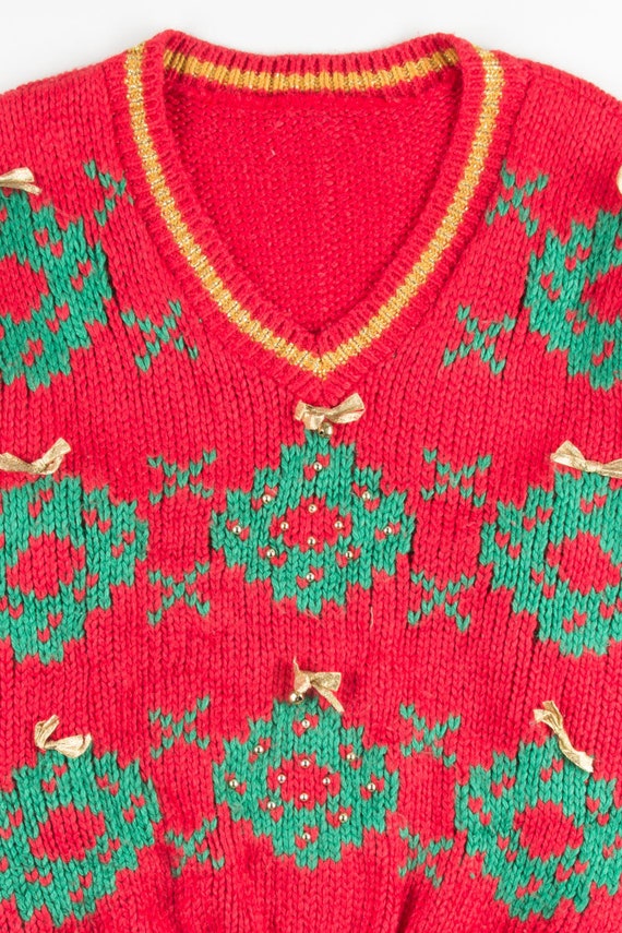 Red Ugly Christmas Pullover 51159 - image 1